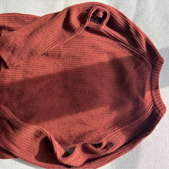 Jenny Kayne Cashmere Sweater Small Rust - Picture 5 of 6